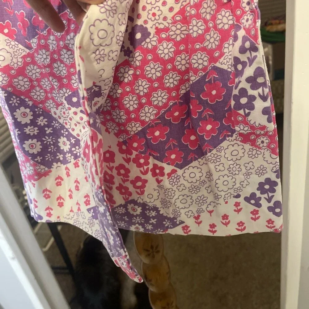 Vintage‎ Kids wrap Skirt with Tie Waist